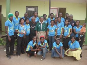 members of staff at the inter house sports day